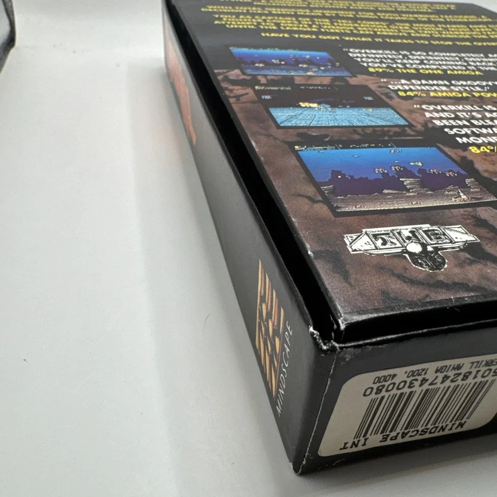 Overkill Commodore Amiga 1200 4000 Disks CIB COMPLETE W/ Poster & Reg Card